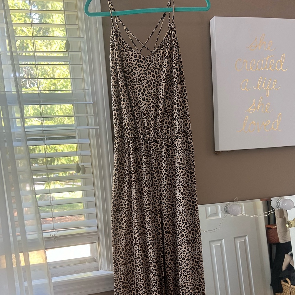 Nine Britton (stitch fix) brand new cheetah print jumpsuit